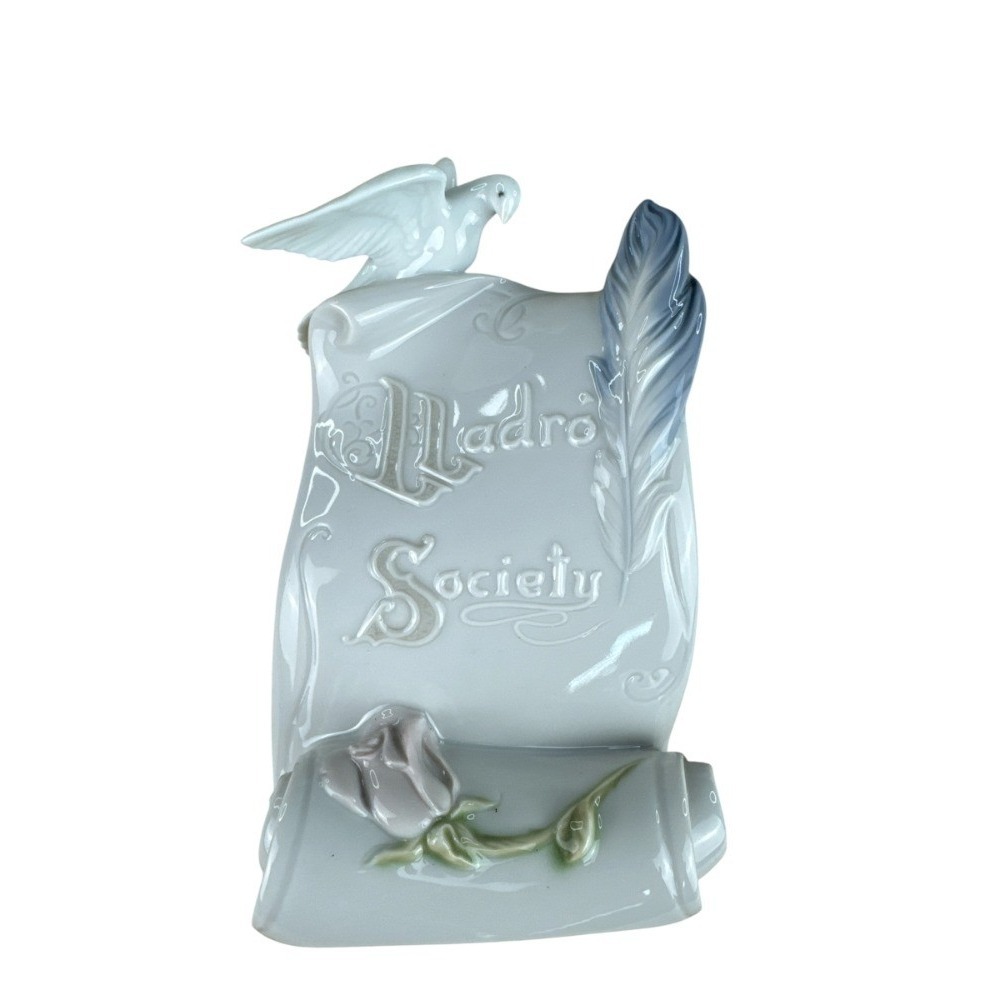 Lladro Society Art Brings Us Together #7677 Porcelain Plaque Box Retired
